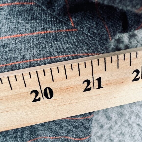 Claiborne Mens Shirt Extra Large Gray Striped 100% Cotton Pullover Short Sleeve - Picture 6 of 8